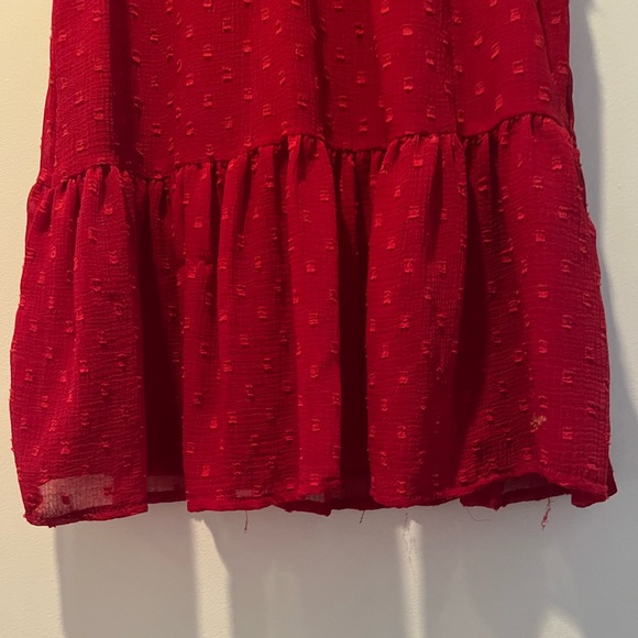 Zara Red Floral Top - Picture 3 of 4